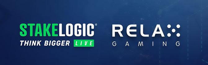 STAKELOGIC LIVE, RELAX GAMING 라이브 딜러 카지노 게임 배포 계약