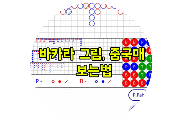 바카라 그림 보는 법, 중국매( 중국점 ) 보는 법