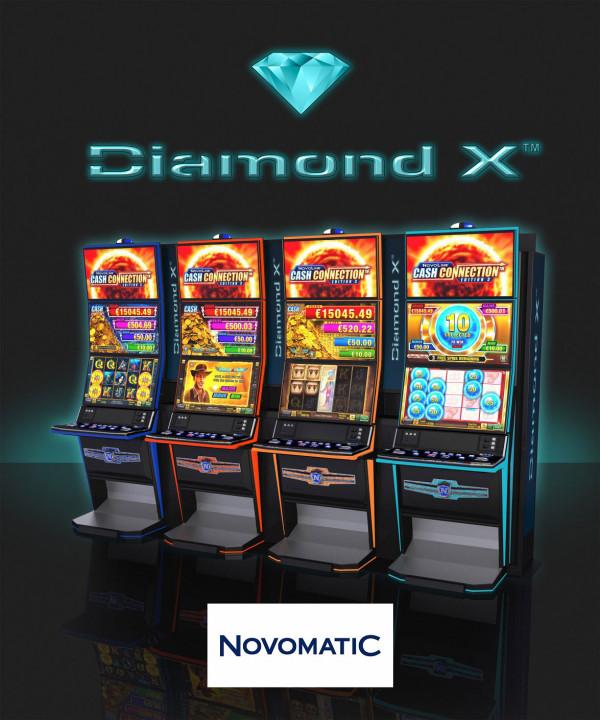 Novomatic, DIAMOND X 2.32 새로운 슬롯 캐비닛 출시